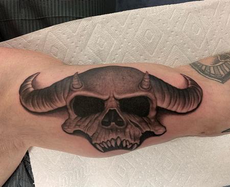 Tattoos - Danzig Skull Tattoo - 143763
